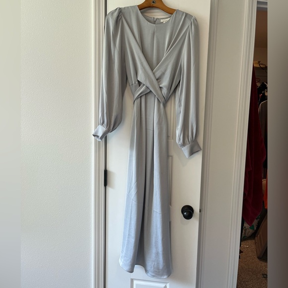 H&M Maternity Gray Wrap Dress - Picture 1 of 9